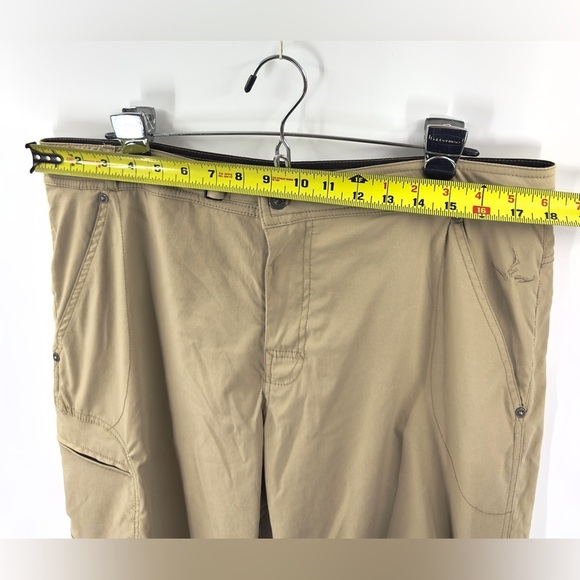 Prana Fleece Lined Pants Mens XL Hiking Outdoor Utility Cargo Warm Gorp Rugged - Picture 8 of 10
